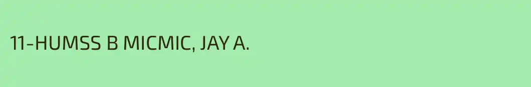 11-HUMSS B MICMIC, JAY A.